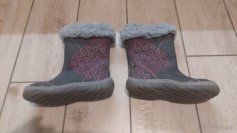 Šedé kožené kozačky vel. 27, zn. Fare - 3