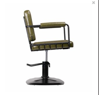 Kadeřnické křeslo Gabbiano Luft zelené - 3