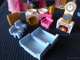 Lego Duplo Zámek Popelka princ kočár kůň nábytek - 3