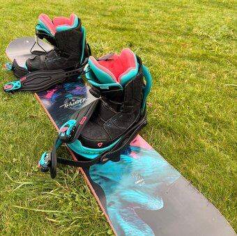 Dívčí Snb boty Gravity Micra Atop black/mint s kolečkem - 3