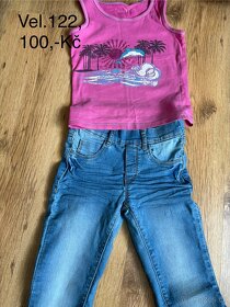 Dívčí oblečení, vel.122 - 3