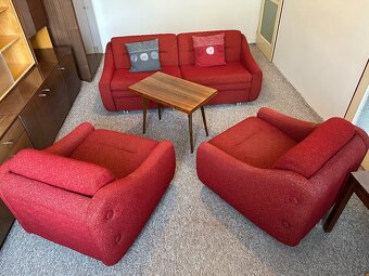 rozkládací gauč a křesla - 3