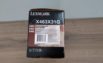 Originální toner LEXMARK X463X31G - 3