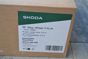 4ks NOVÉ orig.alu disky R16 Škoda Kamiq/Scala, S.Arona 5x100 - 3