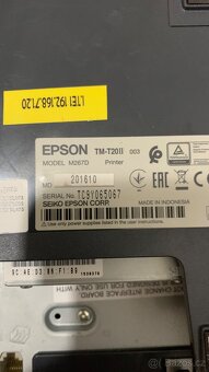 Pokladní termo tiskárna Epson TM-T20II - 3