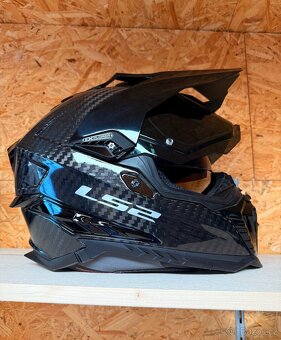 Přilba LS2 MX701 C EXPLORER GLOSS CARBON-06 Velikost M - 3