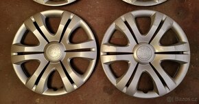 4 kusy poklice Škoda Fabia 15" - 3