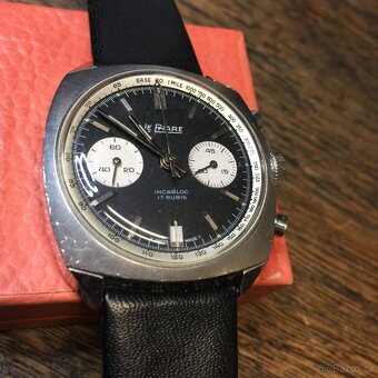 krásné švýcarské hodinky Le Phare - Chronograph 1965s - 3