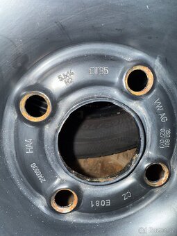 Prodám pneumatiky 2x165/70 r14 celoroční 2x disk bez pneu - 3