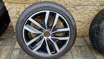 Prodám Alu kola VW 5x112 plus zimní pneu 205/50 r17. - 3