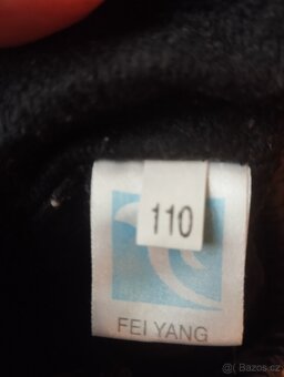 Chlapecké dětské vyteplené kalhoty, nepoškozené, vel. 110 - 3