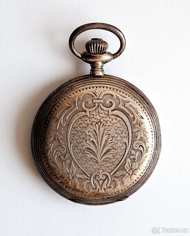 Prodám pánské starožitné kapesní hodinky Ancre Ligne Droite - 3