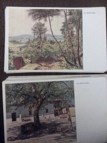 POHLEDNICE MALOVANÉ/RŮZNÁ TÉMATA - 3