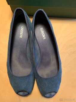 dámské tm. modré botky zn. Lacoste - vel. 38 - 3