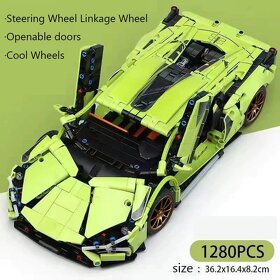 Stavebnice RC Lamborghini kompatibilní s LEGO - 3