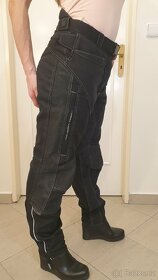 Mohawk Kalhoty Dámské na moto S 38-40 Kůže Textil - 3
