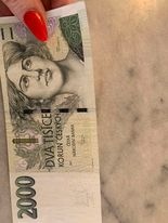 Bankovka 2000Kč serie E01 - 3