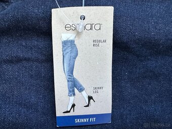NOVÉ Dámské capri džíny Skinny Fit, vel. 34 - 3