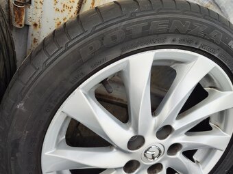 17"letní alu sada 5x114 origo Mazda 6 GH MPS 215/50 - 3