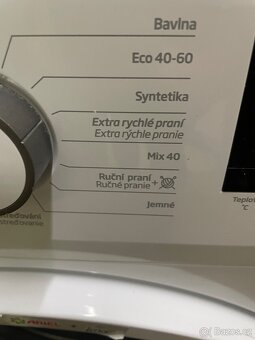 Zánovní úzká pračka Beko WUE6612CSX1 - 3