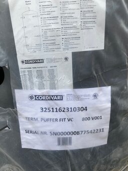 Akumulační nádrž na teplou vodu (800 litrů) - 3