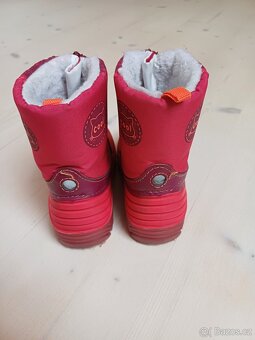 Zimní boty červené vel 25 - 3