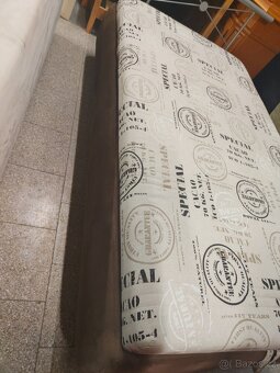 Postel s úložným prostorem a s čelem - 3