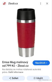 Thermo hrnek novy pův.cena 800,- - 3