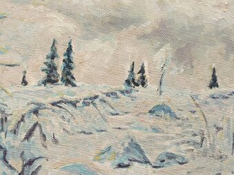 Obraz Pokorný, Nízké Tatry 1971, olej 50x70 - 3