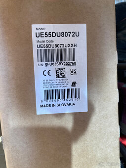 Televize SAMSUNG Smart TV 55" UE55DU8072U úplně nová - 3