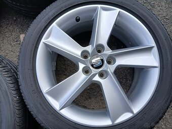 Prodám sadu Orig Alu kol Škoda 215/45R16 letní - 3