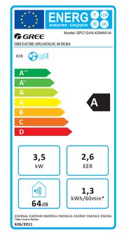 GREE MONA klimatizace 3,5kW, mobilní klimatizace - 3