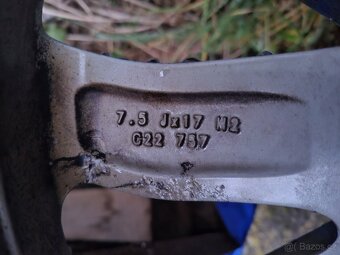 Alu kola Audi 5 x 112 mm ,225/50 r 17 - 3