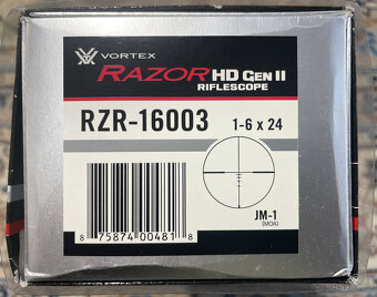 VORTEX RAZOR HD Gen II 1-6x24 / JM-1 MOA + montáž VORTEX - 3