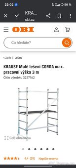 Lešení Míchačka bourací kladivo - 3