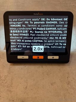 Elektronická čtecí lupa EXPLORE 8 2x30x TOP - 3