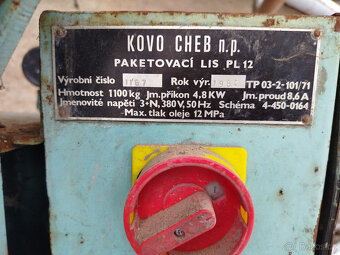 Paketovací lis - 3