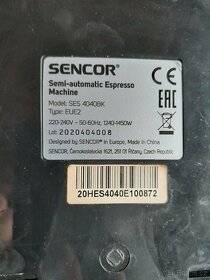 Pákové espresso Sencor SES 4040BK - 3