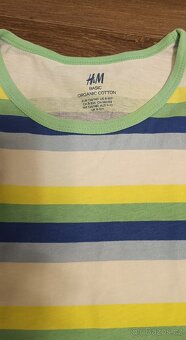Džínové kraťasy C&A a tílko H&M vel. 140/146 - 3