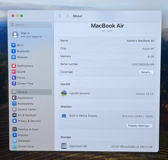 MacBook Air M1 2020 GOLD / Záruka - 3