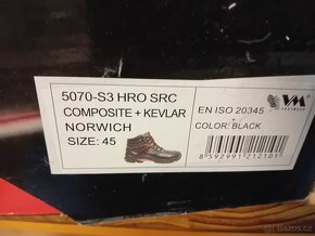 Prodám pracovní boty VM footwear 45 - 3