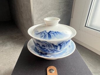 Gaiwan - luxusní porcelán Jing De Zhen + faktura - 3