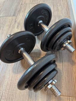 Sada činek 2x20kg ,2x22,5kg - 3