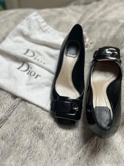 Luxusní lodičky Dior lakovaná kůže vel 38,5 - 3