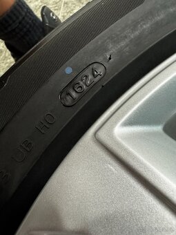 Sada 4 × Audi alu kola 83A601025M + Hankook Ventus S1 evo2 S - 3