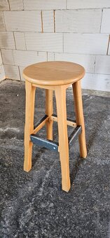 Barová židle dřevěná - 3