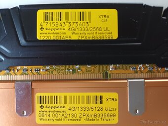 RAM DDR3 8gb (2×4gb) 1333MHz - 3