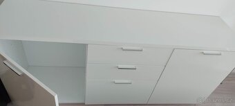 Komoda bílá lesk - 3