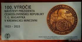 Strieborná medaila T. G. Masaryk v kremnickej mincovni - 3