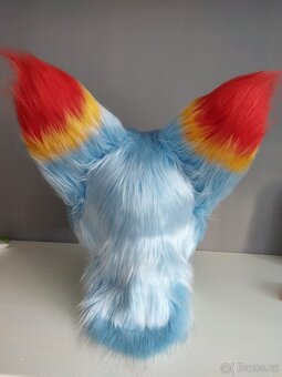 fursuit (hlava, packy s liningem, ocas) - 3
